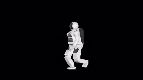 Animazione Asimo Robot Umanoide — Video Stock