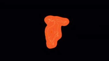 Skateeboarding animated Burning Sport Element