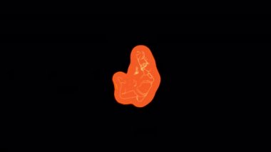 Women basketball animated Burning Sport Element