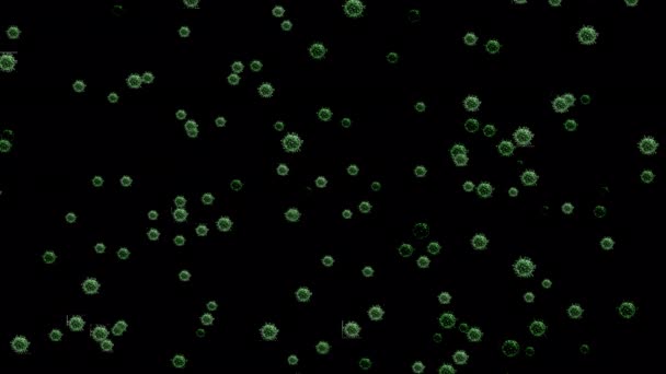 Corona Virus Animation Transparent Background — Video