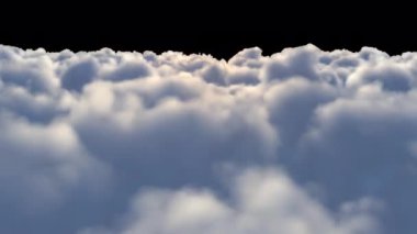 Alfa sürümünü içeren bir bulutun üzerinden uçmak