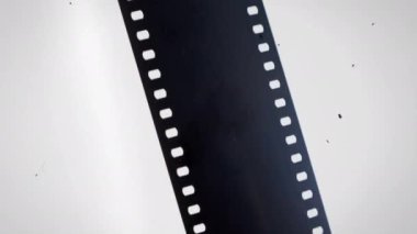 Siyah film şeridi arkaplanı döngü