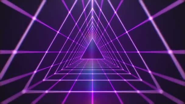 80S Retro Background Purple — ストック動画