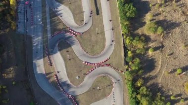 Karting Competition On The Track In Haskovo