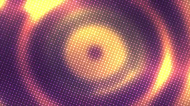 Корпоративна Пунктирна Хвиля Фіолетовому Жовтому — стокове відео
