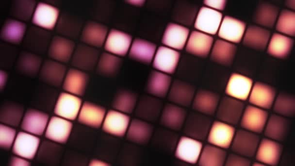 Dance Floor Cubes Shiny Background — Stock Video
