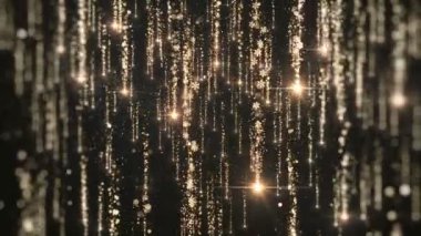 Beautiful black Christmas background looped