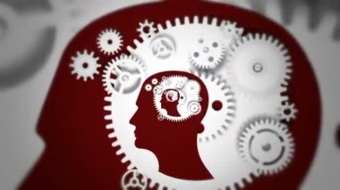Brain Gears Zoom background video animation