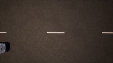 Kamyon arkaplan video animasyonu 3d