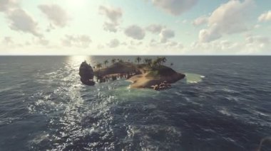 Korsan Adası arka plan video animasyonu