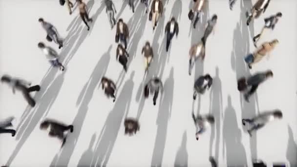 Crowd People Fast Walking — Vídeo de Stock