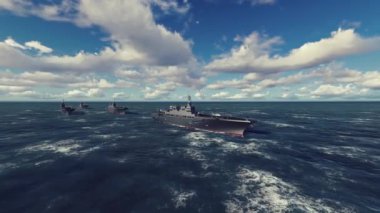 Donanma Uçakları arka plan video animasyonu