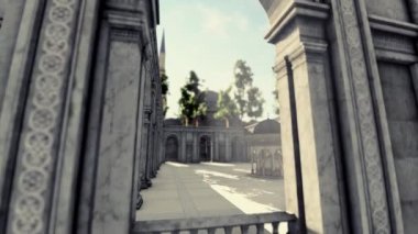 Osmanlı Sarayı Bahçesi video animasyonu