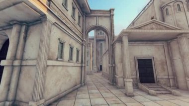 Antik Olympia animasyonu 3 boyutlu