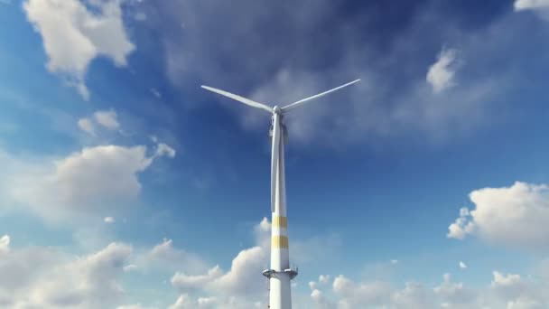 Wind Energy Tribune Animation — Vídeo de Stock