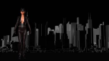 Supergirl ve Dark City Arkaplan Canlandırması
