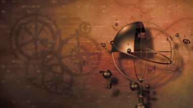 Fizik ve Astroloji Arkaplan Canlandırması