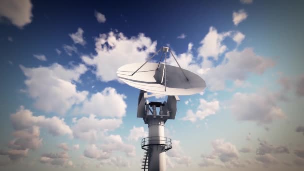 Giant Antenna Timelapse Video — Stockvideo