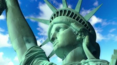 Özgürlük Heykeli 3 boyutlu video animasyonu