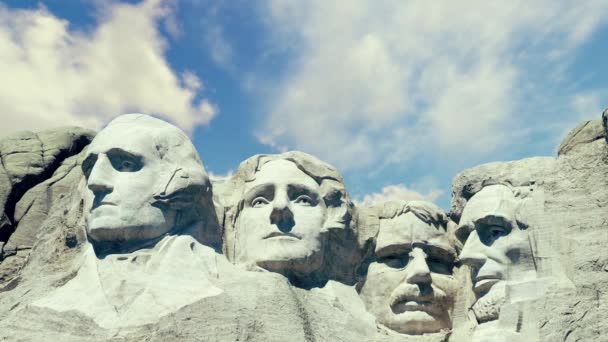 Mount Rushmore Timelapsed Background Video Animation — Vídeo de Stock