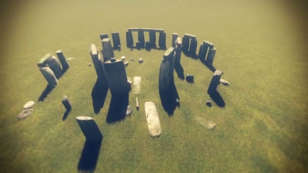 Stonehenge Animation Afternoon — 图库视频影像