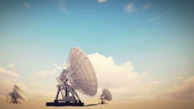 Çöl animasyonunda Derin Uzay Anteni