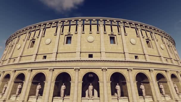 Colosseum Animation Day — Wideo stockowe