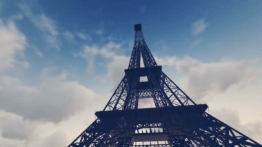 The Eiffel Tower at Noon animation