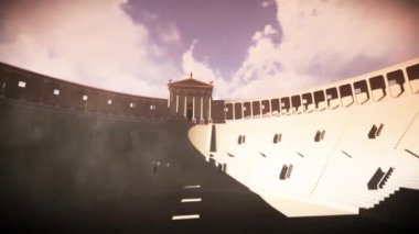 Pompei animasyonunun 3D Amfitiyatrosu