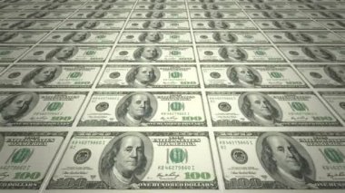 100 Dolarlık Faturalar Döngü Canlandırması