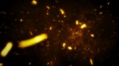 Kıvılcım saçan muhteşem turuncu arka plan