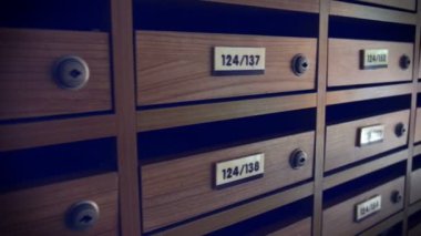 Slider shot of Post Boxes