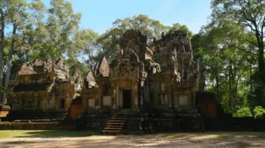 Ancient Ruins of Chau Say Tevoda Temple in Siem Reap, Cambodia