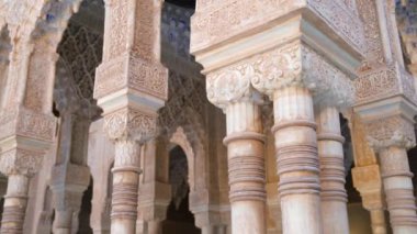 Ornate Detail Columns Found in Arabic Architecture