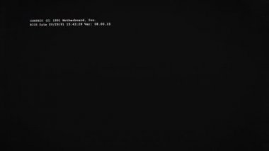 Eski Bilgisayar Çalıştırma Ekranı