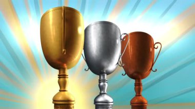1st 2nd and 3rd Place Trophy Awards