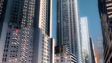 Şehir merkezindeki bir blokta bir döngü içinde dolaşıyorum.