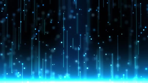 Abstract Futuristic Sci Background Going Upward — Wideo stockowe