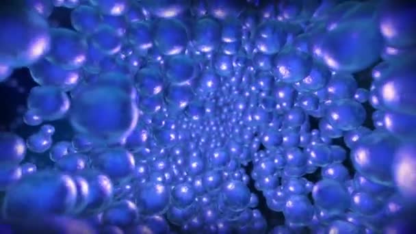 Water Bubbles Floating Background — Stok video