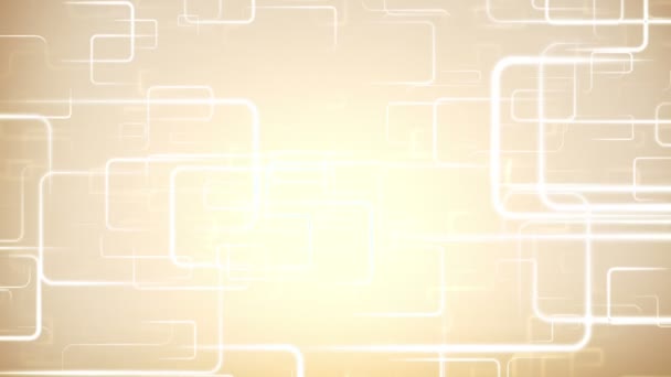 Grid Tracing Technology Backdrop Light Orange — Vídeo de stock