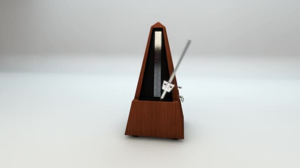 Isolated Metronome Music Timer Looping — 图库视频影像