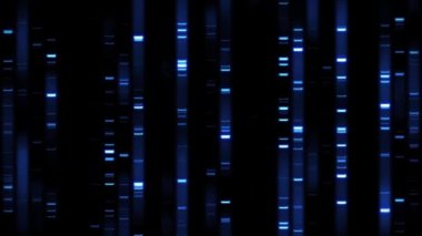 3 boyutlu animasyonda DNA Parmak izi Dizisi