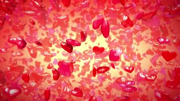 Hearts Shape Background — Videoclip de stoc