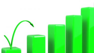 Arrow Climbing Higher on a Bar Chart in a loop