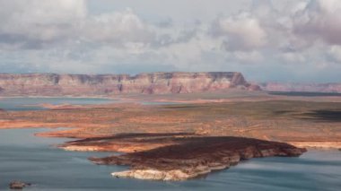Timelapse of the Wahweap Bay in the USA