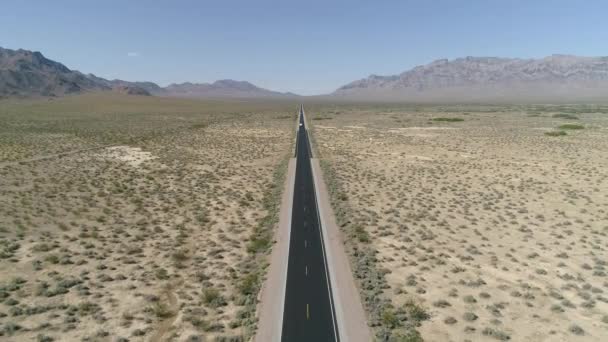 Vista Aérea Carretera Death Valley — Vídeo de stock