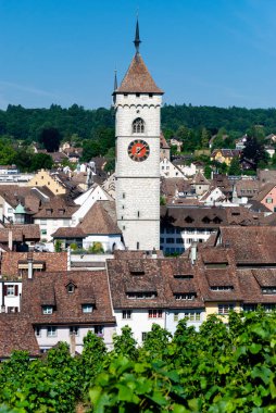 Kuzey İsviçre 'deki Schaffhausen Yüksek Ren' deki eski kasaba ve Romanesk Papaz Kilisesi 'ne bakın.