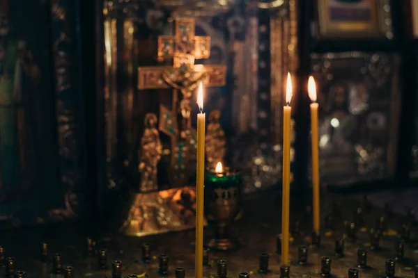 Una Chiesa Religiosa Nel Monastero Della Santa Trinità Dei Santi — Foto Stock