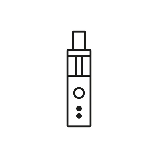 Cigarette Vape Icon Editable Stroke — Stok Vektör