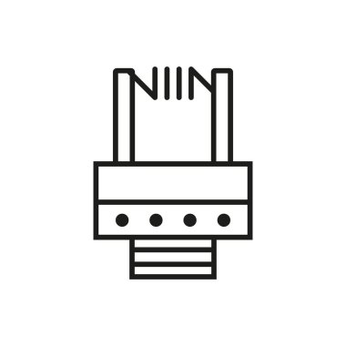 Vape atomizör simgesi için bobin - düzenlenebilir vuruş